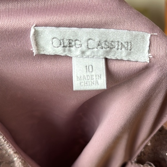 𝅺OLEG Cassini lavender sparkly top size 10 - Picture 6 of 6